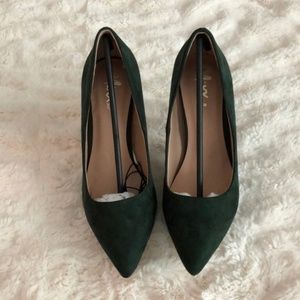 Dark Green Mixx Shuz Kayla-02 Heels